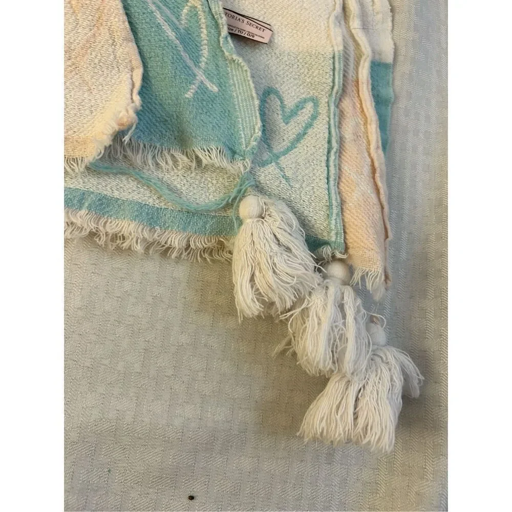 VS Victoria‎ Secret Beach blanket pastel stripes cotton rn#54867